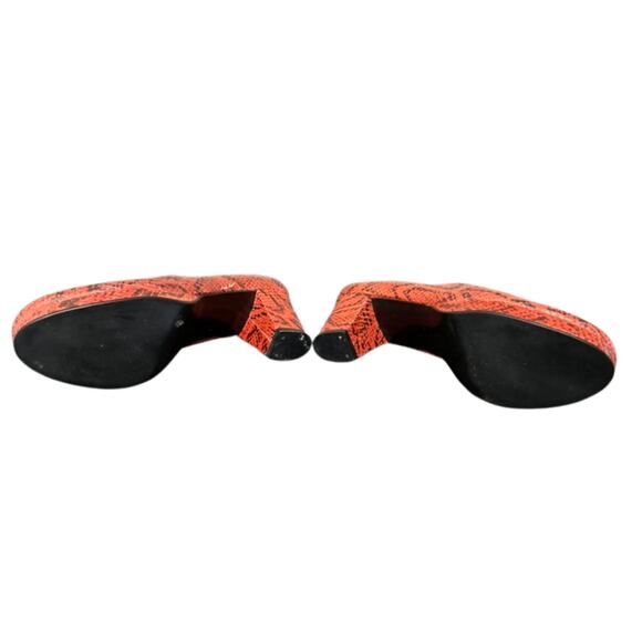 Rare Vintage 1991 Sam & Libby Collectible Snakeskin Print Block Heels, 7.5 - Picture 6 of 6